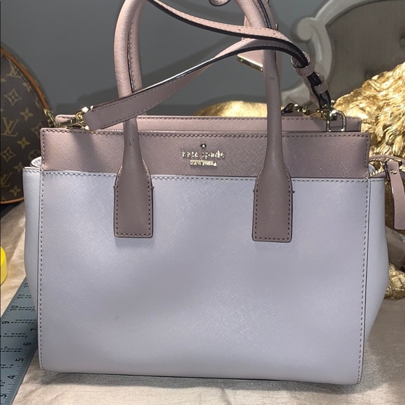 kate spade Handbags - Kate Spade Pink and Lavender Women's Bag LIKE NEW SAFFISNO LEATHER
